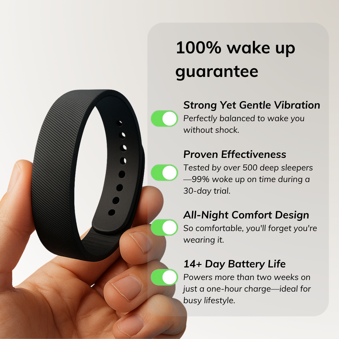 100% Wake-Up Alarm - black