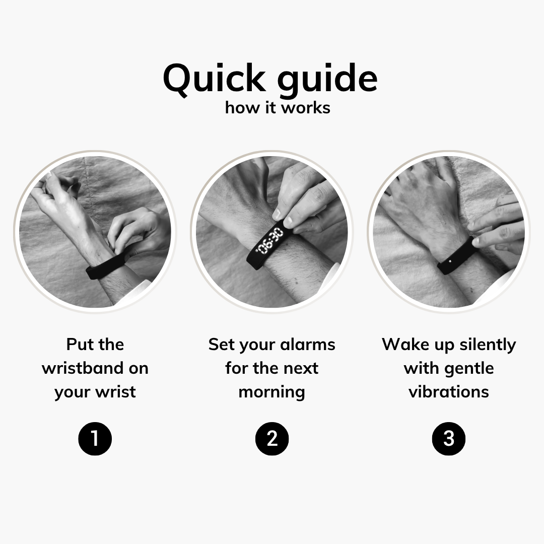 100% Wake-Up Alarm - black