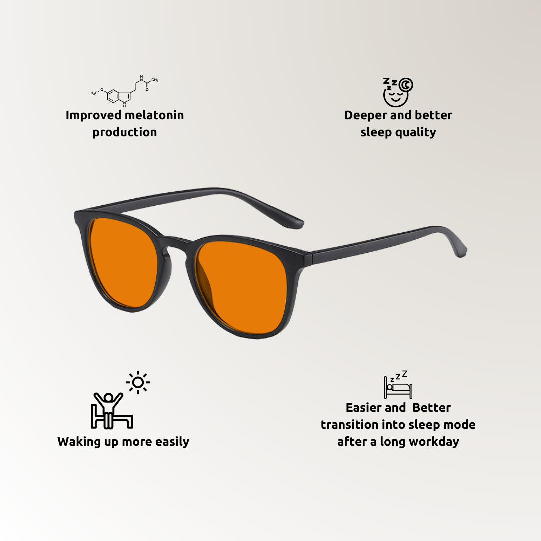 100% Blaulichtfilter-Brille