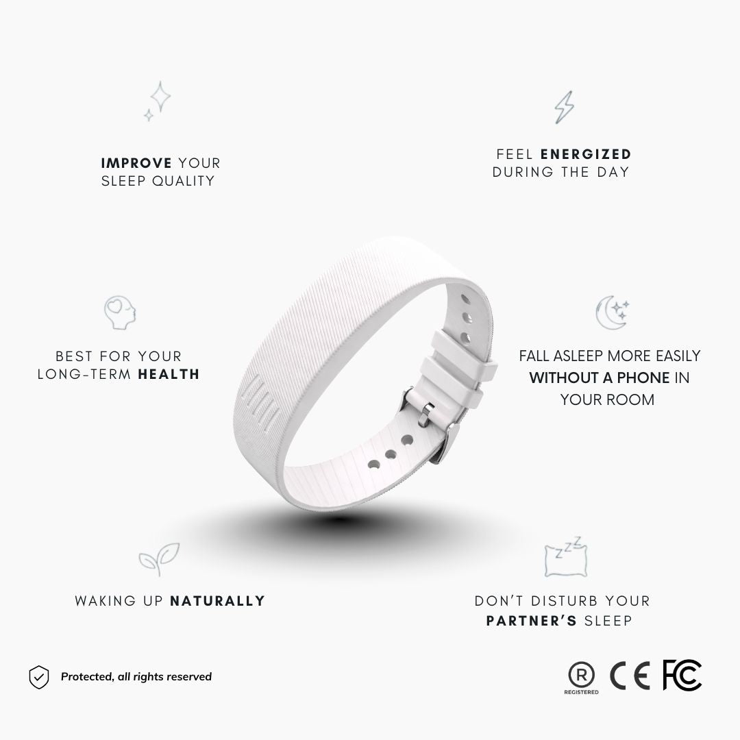 100% Wake-Up Alarm - White