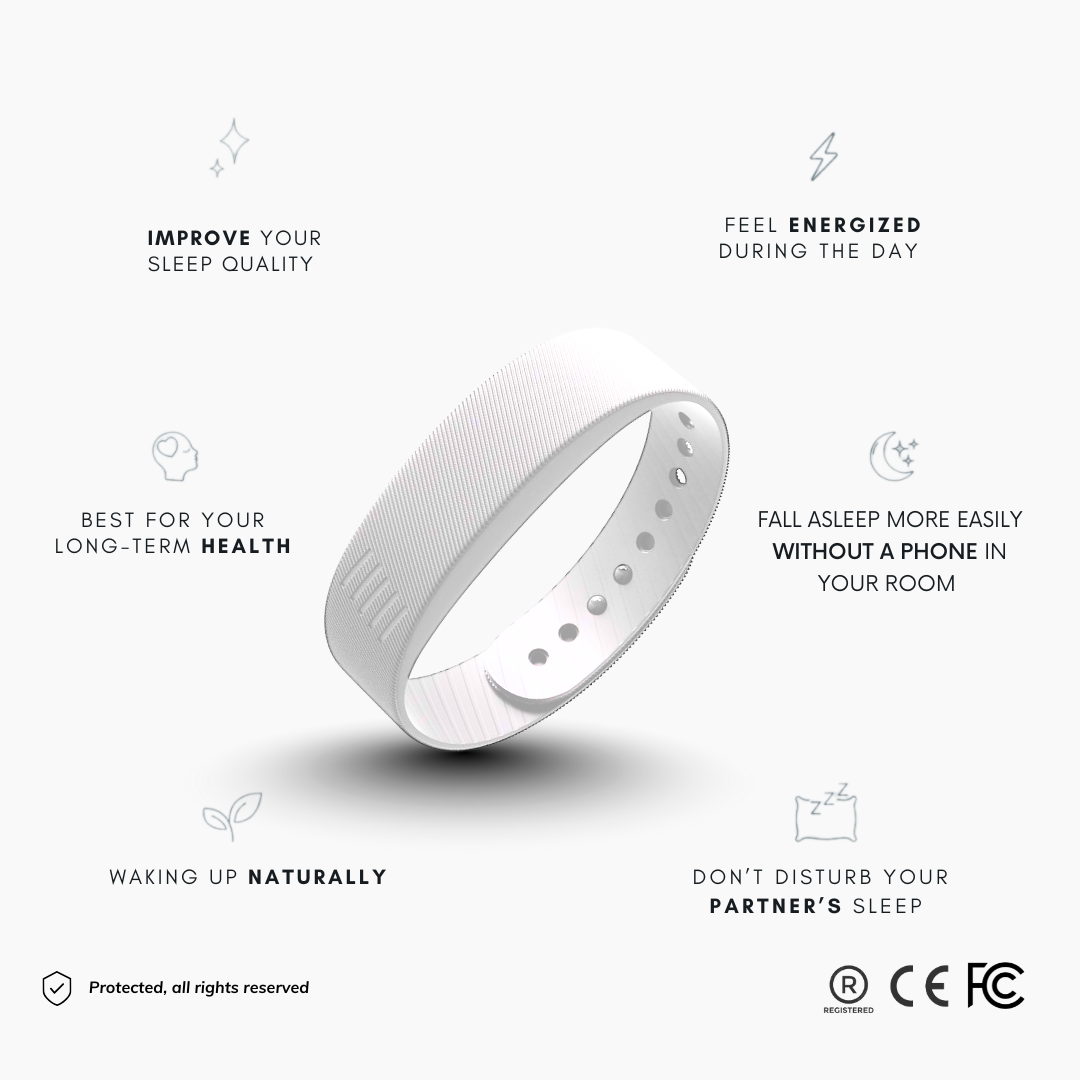 100% Wake-Up Alarm - White