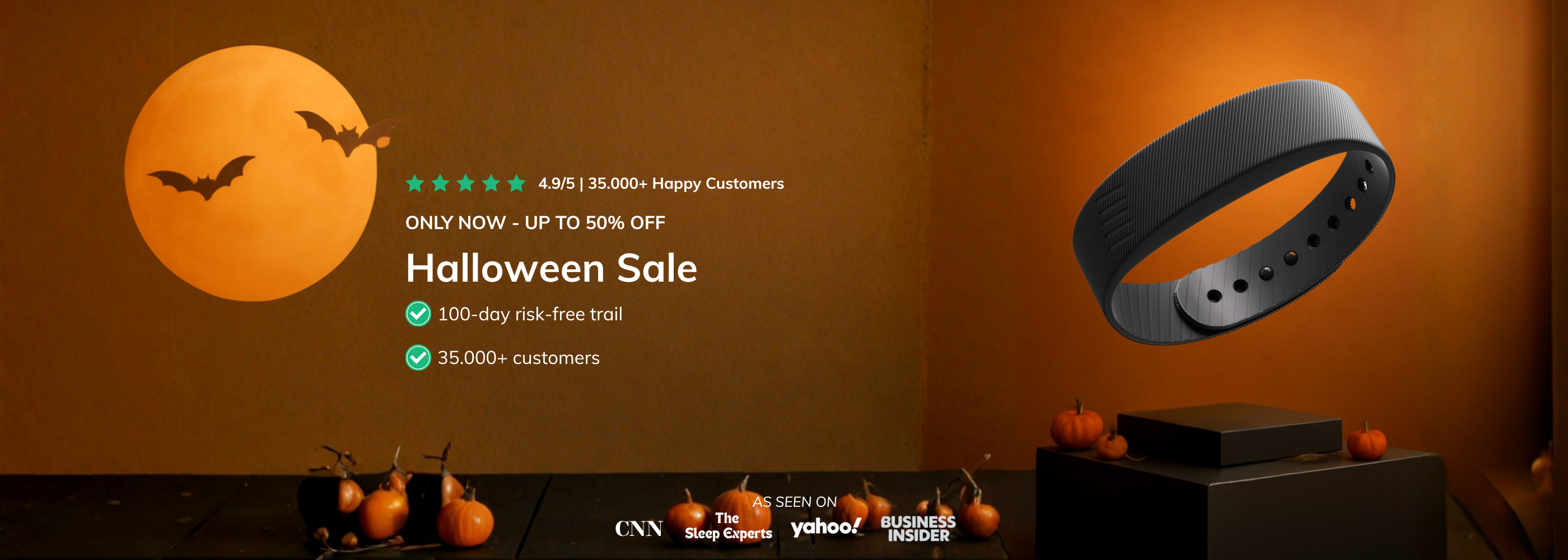 100% Wake-Up Alarm - black